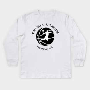 i Can do all things Kids Long Sleeve T-Shirt